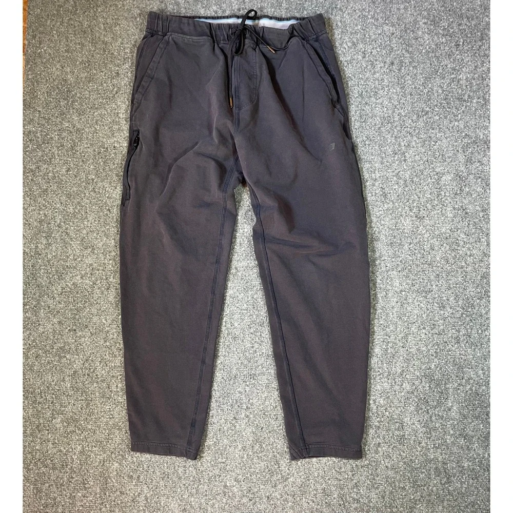 Mack Weldon ACE Sweatpants Mens Medium Blue Jogger Lounge Cotton Blend Stretch